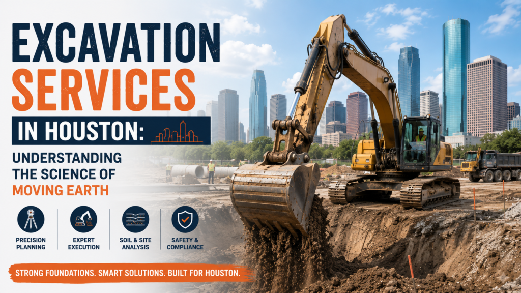 Excavation Services in Houston: Understanding the Science of Moving Earth